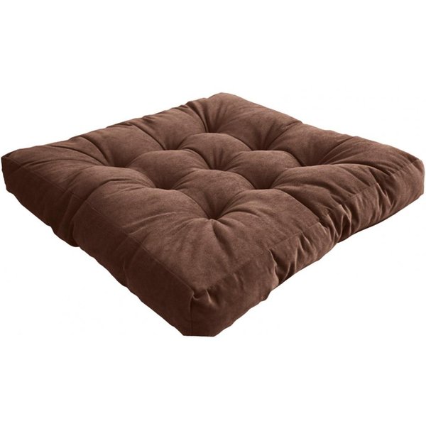 CojíN De Asiento Grueso, CojíN Cuadrado Para Silla, CojíN Para Asiento De Casa, CojíN De Color SóLido, Cojines Para Silla De Oficina, Cojines Cuadrados Suaves Para Asiento Brown-image