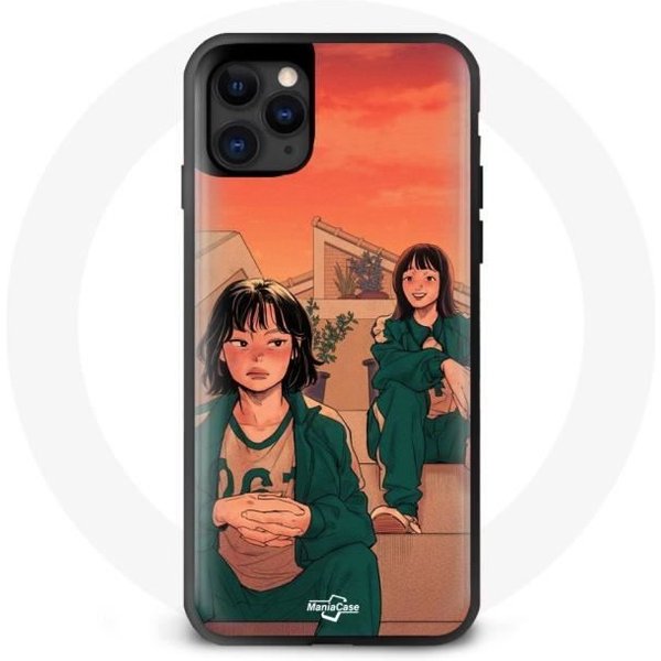 Coque Iphone 11 Pro Max Squid Game Ji Yeong No 240 Et Kang Sae Byeok No 067-image
