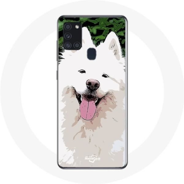 Funda - Samsung - Galaxy A21S - Samoyedo - Blanco - RíGida Blanco-image