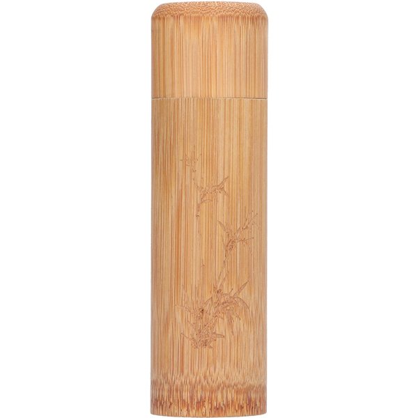 Bote De Té Bambú Contenedor PortáTil Para Almacenamiento De Té Caja Para Té Granos De Café Nuecesestilo 2-image