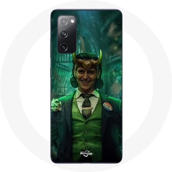 Funda Maniacase Para Samsung Galaxy S20 FE Loki Thor Ragnarok Con Auriculares PóSter Personaje Serie Temporada 1 Negro-image