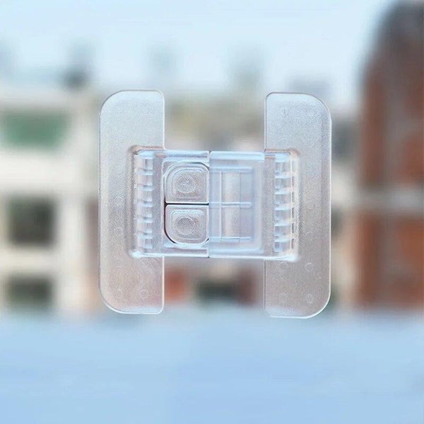 1 Uds. Cerradura De Seguridad Para Refrigerador Para BebéS, Hebilla De Cerradura Para Puerta De Gabinete, ProteccióN De Seguridad Para NiñOs, Cerraduras De Seguridad Antiabiertas Para Dispensador De Agua Puro-image