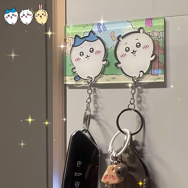 Kawaii Chiikawa Akrylowy Breloczek Uroczy Wisiorek Prezent Dla Pary WisząCy Na ŚCianie Kreatywny Dekoracyjny Urok Dla FanóW Anime-image