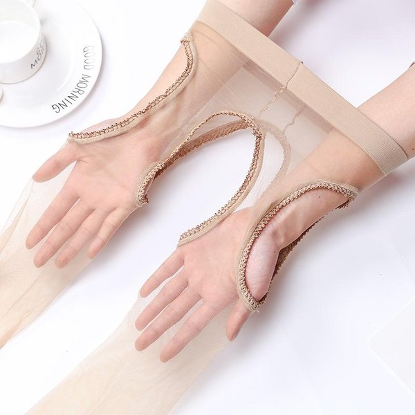Seksowne Nowe OddychająCe Rajstopy 5D Otwarte Przezroczyste Krocza Rajstopy Damskie Ultra-Cienkie Rajstopy Nylonowe RozciąGliwe PońCzochy Kobieta Dziewczyna One Size Beige-image