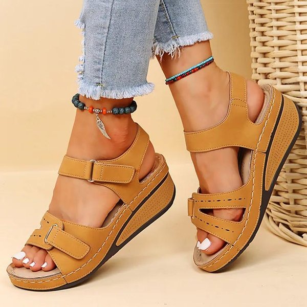 SandałY Damskie Letnie Buty Dla Kobiet SandałY Na Koturnie SandałY Lekkie Buty Na Koturnie Platformy Sandalias Mujer Letnie SandałY 43-image