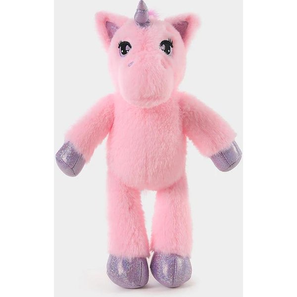 Lindo Juguete De Peluche De Unicornio Rosa 2 TamañOs Suave Esponjoso Brillo Animal De Peluche MuñEco Para DecoracióN Del Hogar Y Regalos. 38Cm-image