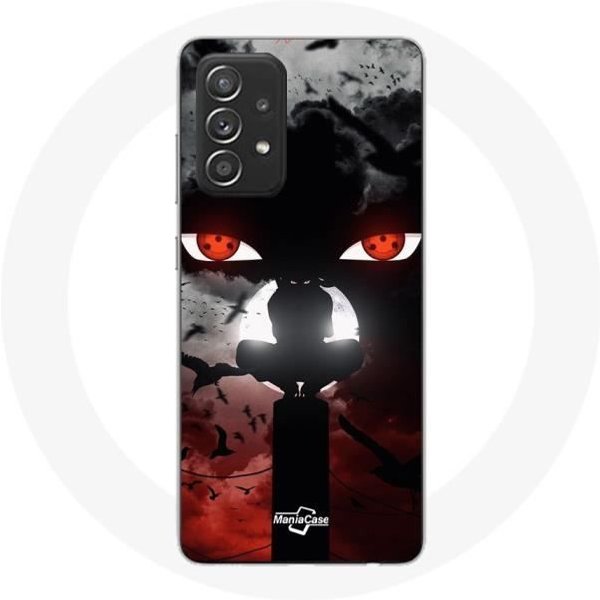 Funda Para Samsung Galaxy A52 Itachi Uchiwa Naruto Arte Anime-image