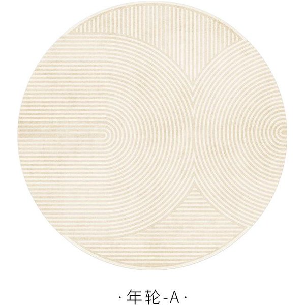 Luksusowy OkrąGłY Dywan Sypialnia Mata Pod Toaletkę Dywany Do Salonu Dekoracja Domu Mata Pod KrzesłO Dywanik Do Pokoju DziecięCego Dziewczynki 80X80Cm-image