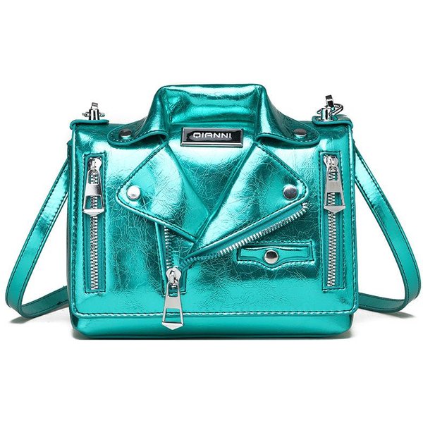 Damska Nowa KoreańSka Modna Torba Crossbody Z Nitami W KształCie Kwadratu-image