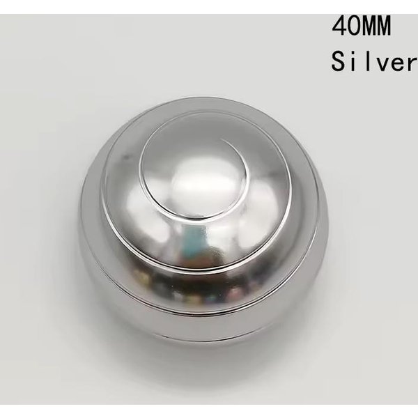 Kulisty żYroskop OdprężAjąCy PiłKa Energetyczna Zabawka Na Biurko Metalowy żYroskop Iluzja Optyczna Hipnoza Fidget Zabawka Na Palec Fidgettoy Gray-image