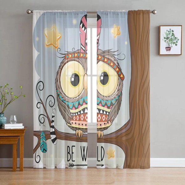 Indyjskie Boho Paisley Tekstura Tiulowe Przezroczyste ZasłOny Do Dekoracji Salonu ZasłOna Okienna Do Sypialni Woal Organza Draperie W135 X H115Cm X1&Grommet Top Gray-image