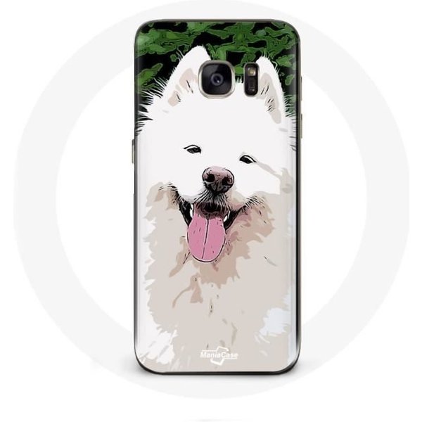 Funda Para Samsung Galaxy S6 Edge Samoyedo Blanco Raza De Perros-image