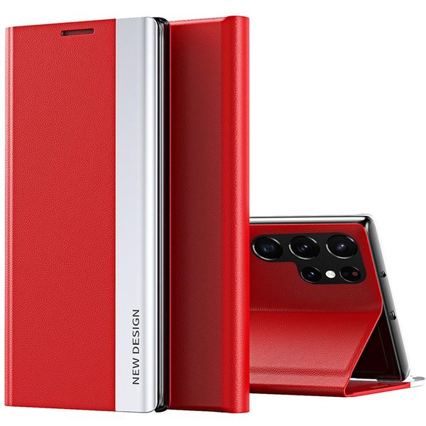 SkóRzany Portfel Z Klapką Etui Na Telefon Do Samsung S26 Ultra S25 Edge S24 S23 S21 S20 FE S22 Plus + 20 Odporne Na WstrząSy Etui Z Podstawką Galaxy S22 Ultra 5G-image