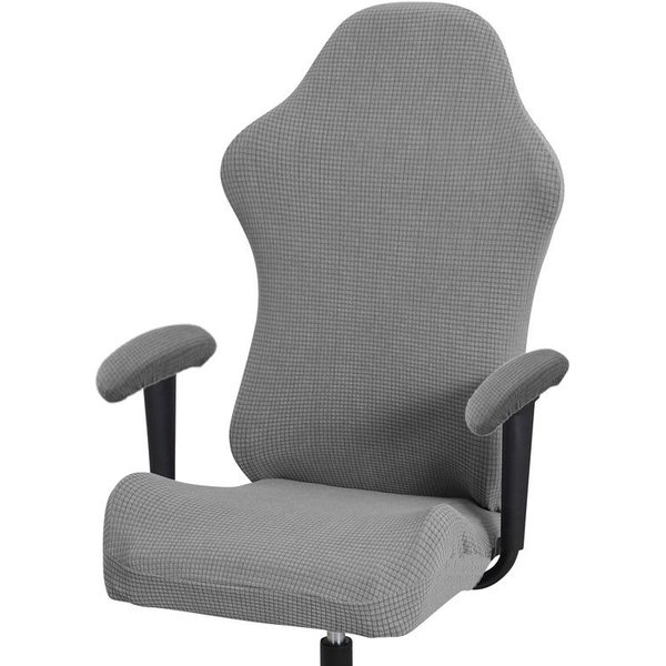 Fundas EláSticas Jacquard Gruesas Para Sillas De Oficina, Ordenador, Videojuegos, PoliéSter EláStico, Protector Para Silla Reclinable De Carreras, Con Reposabrazos-image