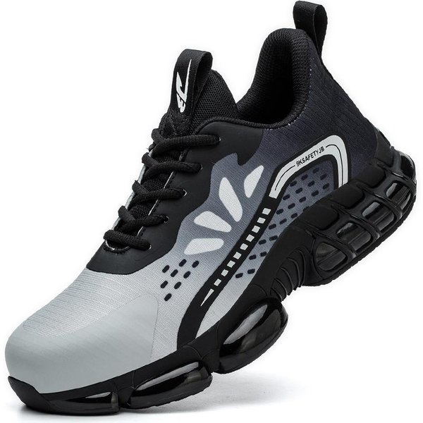 Botas De Seguridad Para Hombre Zapatillas De Trabajo Transpirables Puntera De Acero Zapatos De Seguridad Hombre Mujer Zapatos De Trabajo Ligeros AntiperforacióN Botas Protectoras 36-image