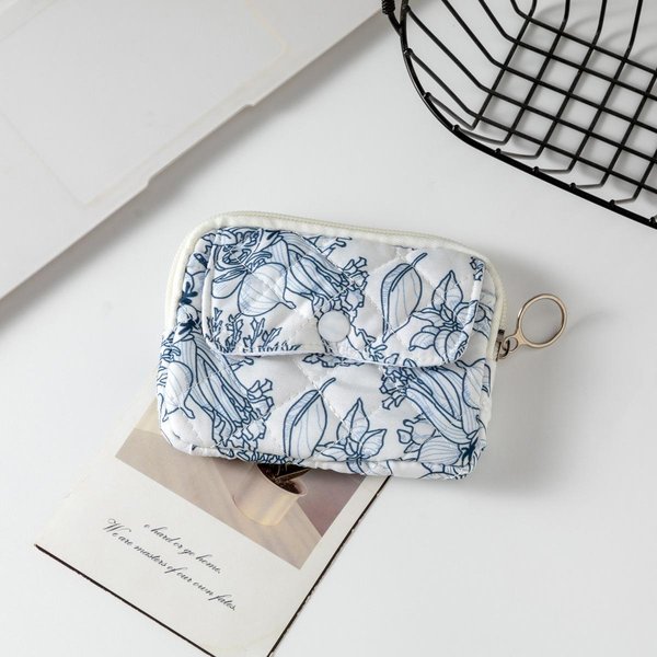 Mini Bolsa Cuadrada Linda Para CosméTicos Mujeres Bolsita Para Guardar LáPiz Labial Servilletas Sanitarias Bolsas PequeñAs Con Cremallera Para Maquillaje-image