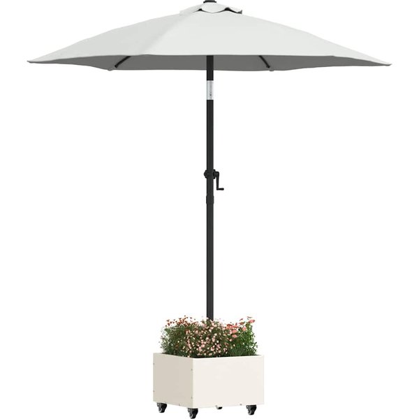Soporte Para Paraguas Blanco 45 X 45 X 45 Cm Acero-image