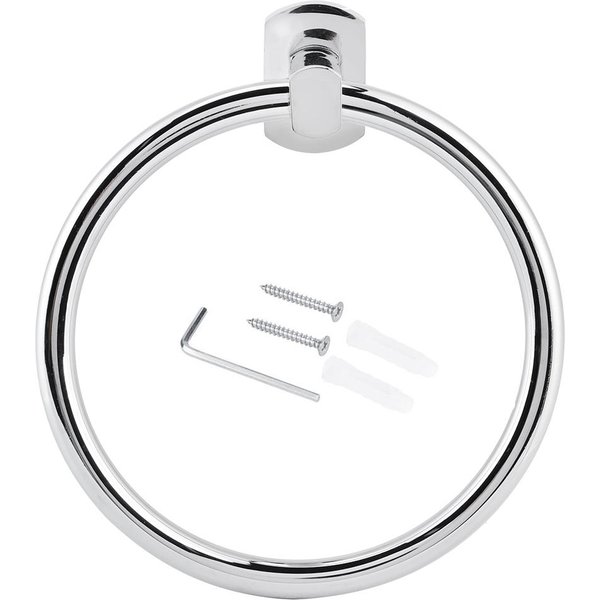 Toallero De Acero Inoxidable Soporte Redondo Montado En La Pared Estante Para Toallas Accesorios De BañO-image