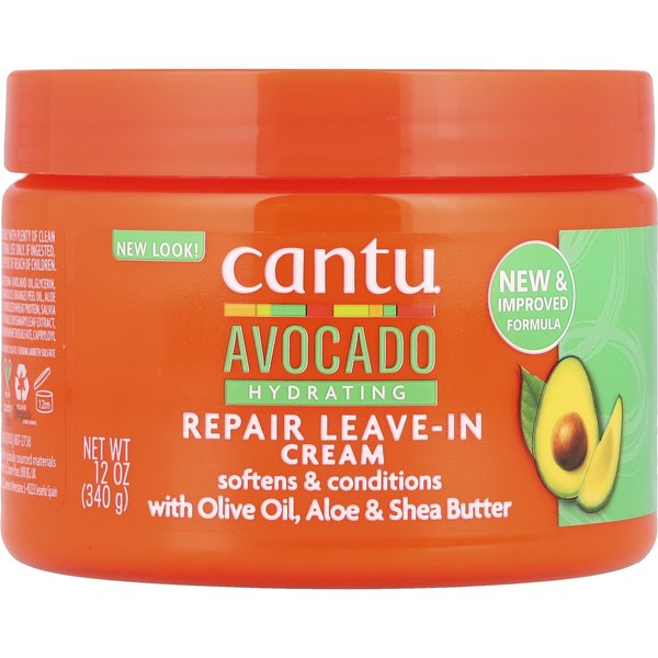 Cantu, Avocado Hydrating, Repair Leave-In Cream, 340 G (12 Oz) Red-image