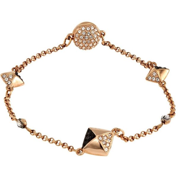 Pulseras Swarovski Remix Para Mujer Doradas 5373211 Gold|F Beige-image