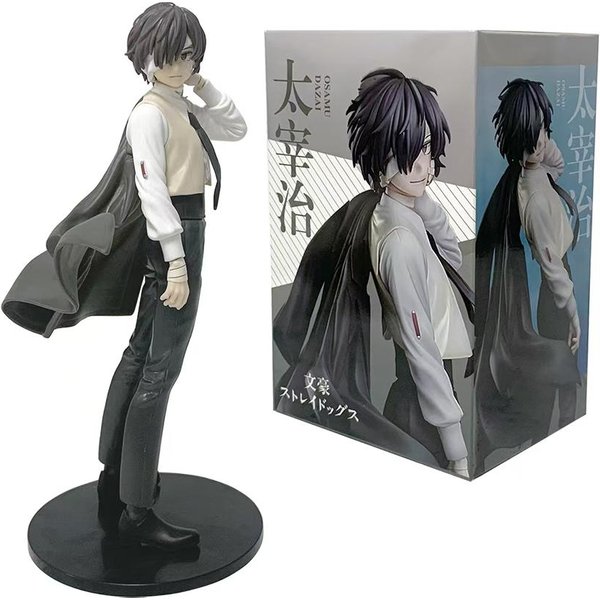 JapońSka Anime Figurka Dazai Osamu Bungo Stray Dogs Figurki Akcji Model PVC Kolekcja GadżEty Urodzinowe-image