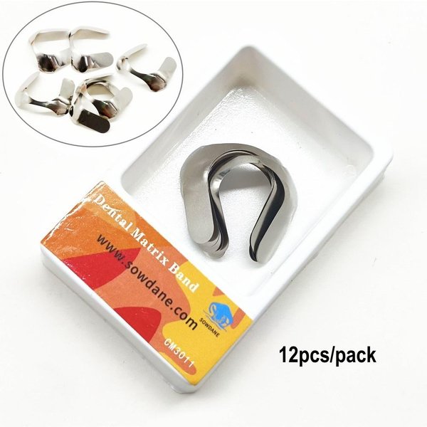 12 Szt./ 30 Szt. Systemy Matryc Dental Twin Anterior Matrix DużE MałE Paski Do ZęBóW Przednich MateriałY Do WypełNień Stomatologicznych 1 Pack Twin Anterior S-image