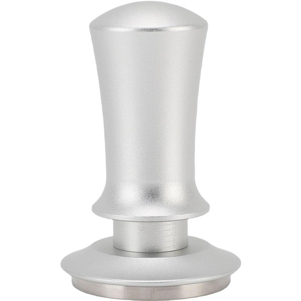 Prensador De Café De 51Mm Acero Inoxidable 304 AutomáTico Calibrado Herramienta Prensadora De Café Molido Con Escala L(For 6.5-9Kg) Negro-image