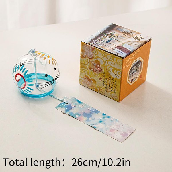 Campana De Viento De Cristal Sakura JaponéS Flor De Cerezo Campana De Viento Coreana Kawaii DecoracióN De HabitacióN DecoracióN Colgante Campanas De Viento Exterior-image