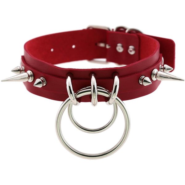 Gargantilla De PúAs Para Mujeres Hombres Punk Rock Collar Goth Moda Collares Gargantilla De Cuero Tachonada NiñAs Harajuku JoyeríA GóTica-image