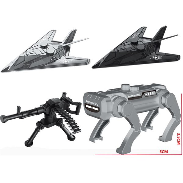Segunda Guerra Mundial WW2 CañóN AntiaéReo ArtilleríA De Cohetes Militar EjéRcito Arma De Guerra Soldado Modelo MOC Bloques De ConstruccióN Ladrillos Juguetes Para NiñOs-image