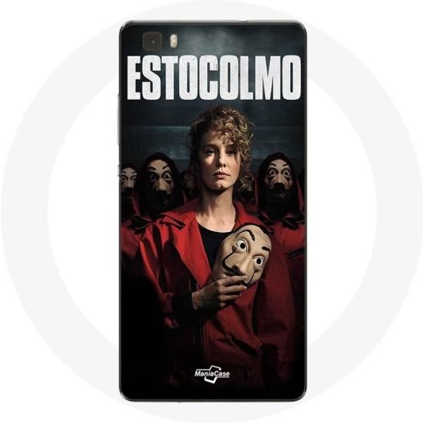 Funda Para Huawei P8 Lite La Casa De Papel Estocolmo-image