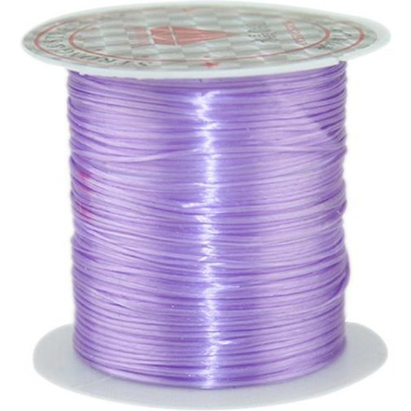 Hilo EláStico Resistente Para Hacer Pulseras Y BisuteríA, Cuerda De 0,5 Mm, 10 M, Accesorios De Goma. Rosa Claro-image