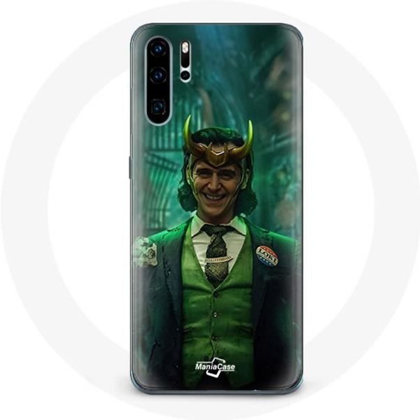 Funda - Maniacase - Huawei P30 Pro - Flexible - Negra - Loki Thor Ragnarok Negro-image