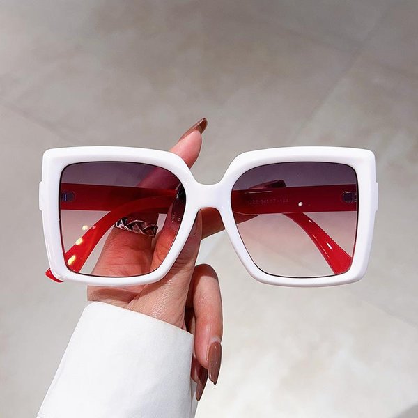 Estilo De DiseñAdor De Lujo Estilo Gafas De Sol Oversize Gafas Damas Para Hombres CláSico Moderno Gafas De Sol Montura Grande Punk De Moda Montura-image