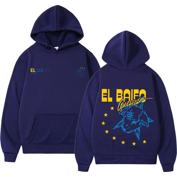 Quevedo EL Baifo Sudadera Con Estampado De La Gira Del áLbum 2026 Ropa De Moda Para Hombre Y Mujer Sudadera Hip-Hop Informal Oversize Unisex Harajuku Alta Calidad S-image