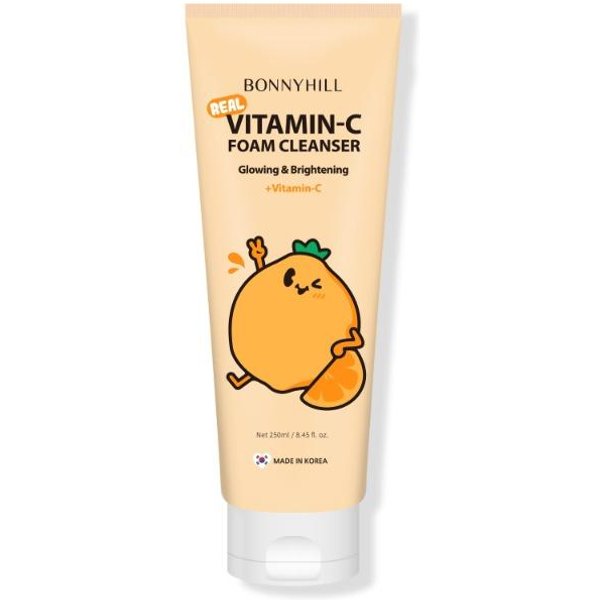 Limpiador Facial Espumoso Iluminador Con Vitamina C Bonnyhill (250Ml) Orange-image