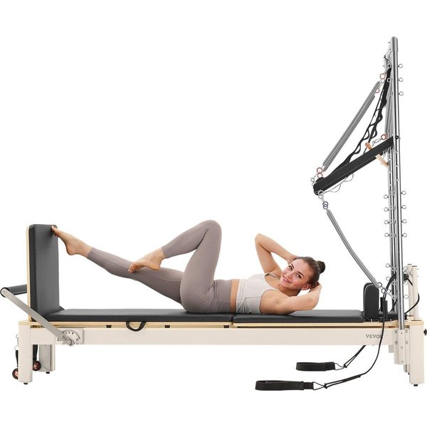 Reformer De Pilates MáQuina De Pilates Equipo De Gimnasio En Casa Con Resistencia-image
