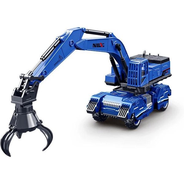 1/50 Inercyjny Mini Samochodzik Deformation CiężAróWka InżYnieryjna Pojazd Zabawka Model Dla Dzieci Koparka Zabawki Dla ChłOpcóW Dzieci Prezenty ŚWiąTeczne Blue-image
