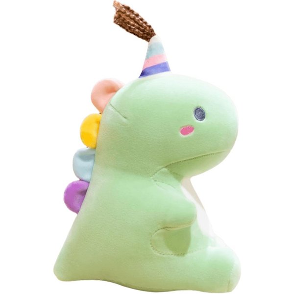 Urocze DużE Pluszowe Dinozaury Pluszowe Zabawki Uroczy Design MięKkie Wypchane KreskóWkowe Wypchane Zwierzę Styl Kawaii Dino Lalki Prezenty ŚWiąTeczne Beige-image