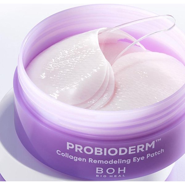 Bioheal BOH Probioderm Kolagenowy PłAt Pod Oczy – UjęDrniająCa I NawilżAjąCa PielęGnacja Okolic Oczu (60 łAtek) White-image