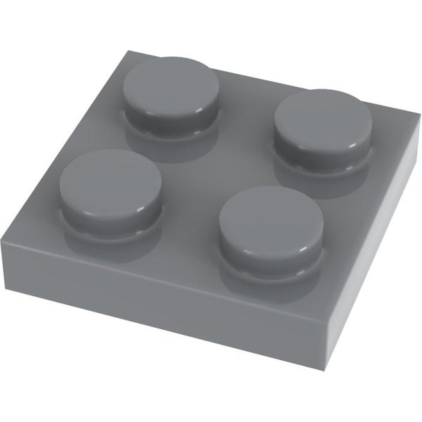 Funbrick 50 Sztuk PłYtka 2X2 3022 Kompatybilna Ze SłYnnymi Klockami Klasyczne Zabawki MOC DIY Klocki-image