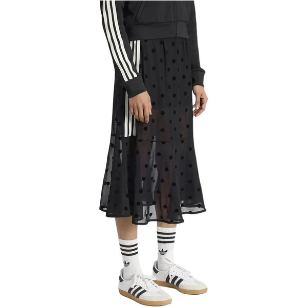 Adidas Originals Falda Larga Transparente Casual Rayada De Lunares Para Mujer Faldas KV1177 S-image