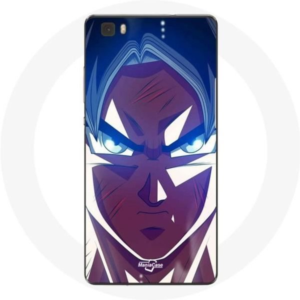 Funda Para Huawei P8 Lite Dragon Ball Goku Cara Enfadada-image