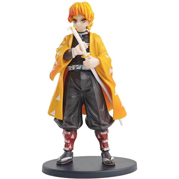 Anime Demon Slayer Kimetsu No Yaiba Figurka Kamado Tanjirou Figurka Akcji Agatsuma Zenitsu Nezuko Wojownik Model PVC Zabawki-image