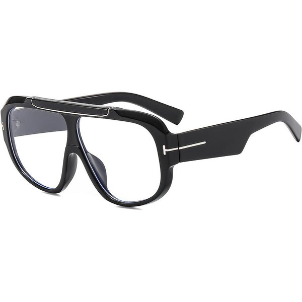 Nuevas Gafas De Sol De Montura Grande Estilo Vintage, Gafas De Sol De Piloto Extragrandes Para Mujer Y Hombre, Gafas De DiseñAdor De Lujo, Gafas De Sol Estilo Punk Para Conducir, ProteccióN UV400. Black-image