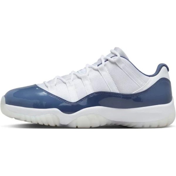 Zapatillas Para Hombre Air Jordan 11 Retro Low Azul Difuso Blanco Azul Marino Medianoche Gris FúTbol FV5104-104 47.5 White-image