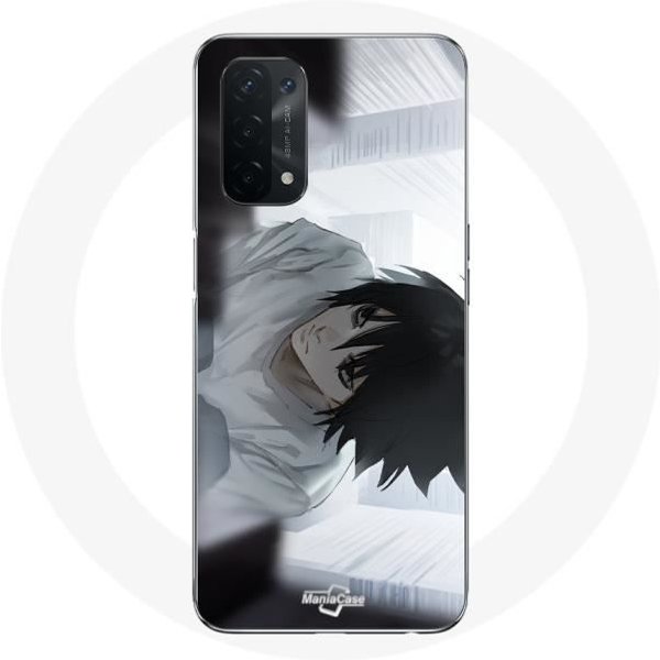 Funda - Maniacase - Oppo A74 5G - Manga Death Note - Flexible - Blanca-image