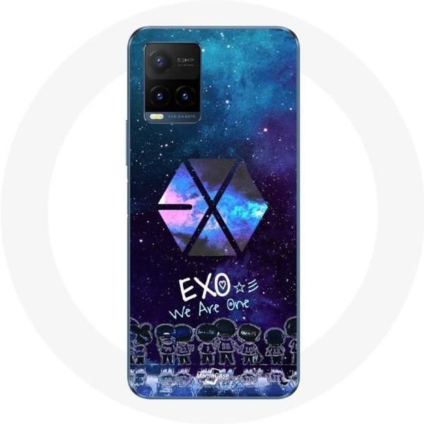 Funda Para Vivo Y21S 2021 / Y21 2021 Exo Grupo K-Pop Logo We Are One-image