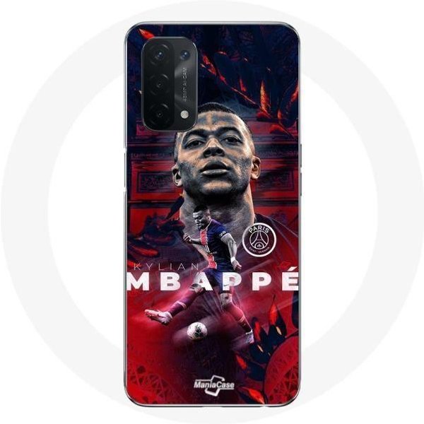 Funda Para Oppo A74 5G - Maniacase - Kylian Mbappé - Paris Saint Germain - Flexible - Deportivo-image