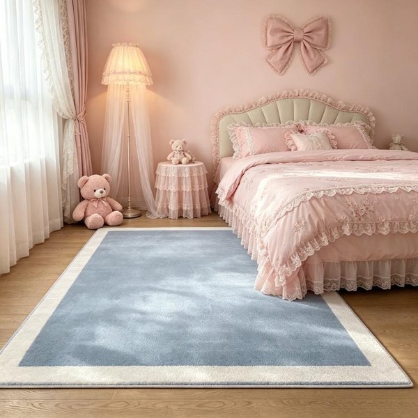 Minimalistyczne Dywany Do Salonu Nowoczesny Styl Dekoracja Sypialni Dywan Puszysty MięKki Kolorowy Dywanik Przy łóżKu Domowy ZagęSzczony Pluszowa Mata PodłOgowa 80X160Cm-image